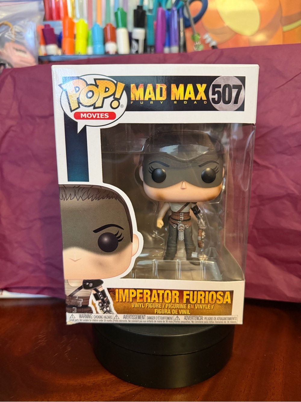 Funko Pop! Mad Max Imperator Furiosa Vinyl Figure - White/Black/Brown